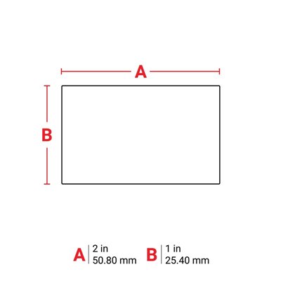 THT-17-7566-3 Tamper-indicating Thermal Transfer Printable Labels, Transparent, 3000 pc Brady