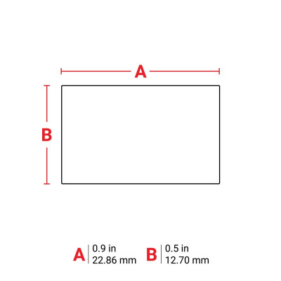 THT-125-499-3 Thermal Transfer Printable Labels, White, 3000 pc Brady