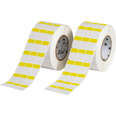 THT-9-427-10-YL Thermal Transfer Printable Labels, Yellow, Transparent, 5000 pc Brady