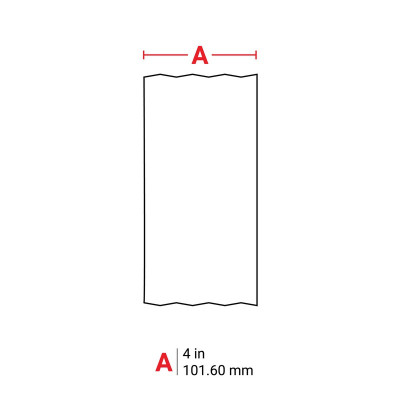 THT-107-413 Thermal Transfer Printable Labels, Light Grey, 1 pc Brady