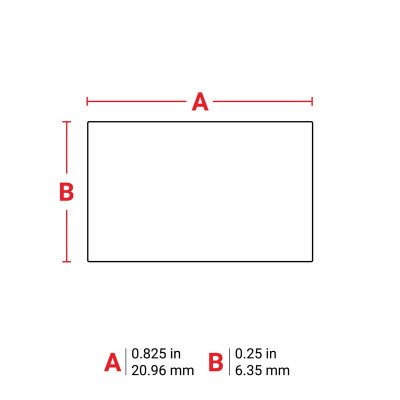 THT-257-7425-2 Thermal Transfer Printable Labels, White, 2000 pc Brady