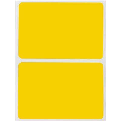 THT-19-423-1-YL Thermal Transfer Printable Labels, Yellow, 1000 pc Brady