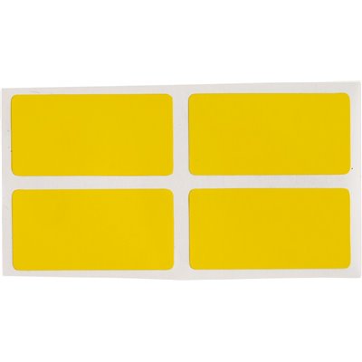 THT-6-423-10-YL Thermal Transfer Printable Labels, Yellow, 10000 pc Brady