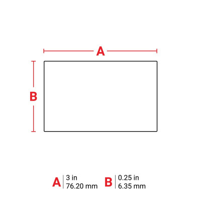 THT-16-729-2.5 Thermal Transfer Printable Labels, White, 2500 pc Brady