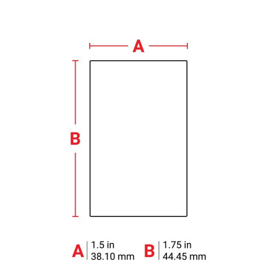 THT-258-7425-2 Thermal Transfer Printable Labels, White, 2000 pc Brady