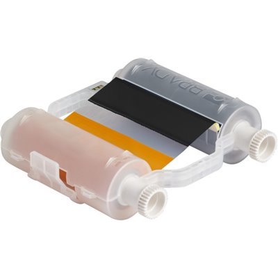 B30-R10000-KO-8 Thermal Transfer Printer Ribbon, Black, Orange, 1 pc Brady