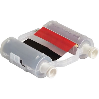 B30-R10000-KR-16 Thermal Transfer Printer Ribbon, Black, Red, 1 pc Brady