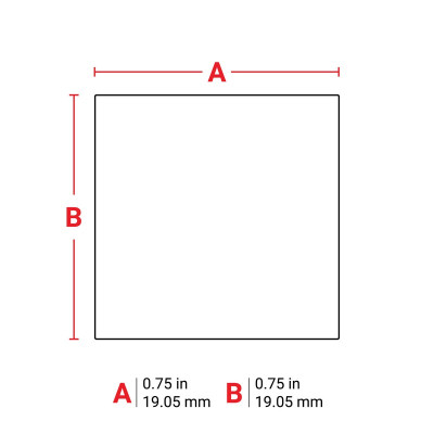 THT-254-498-3 Thermal Transfer Printable Labels, White, 3000 pc Brady