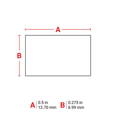 THT-96-729-10 Thermal Transfer Printable Labels, White, 10000 pc Brady