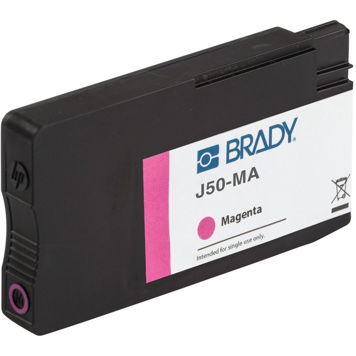 J50-MA Magenta pigment based ink cartridge Brady