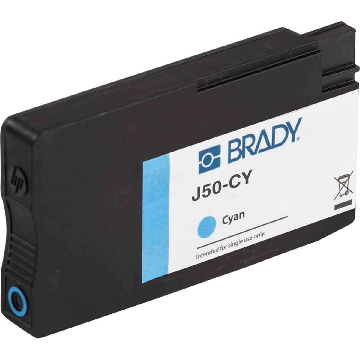 J50-CY Cyan pigment based ink cartridge Brady