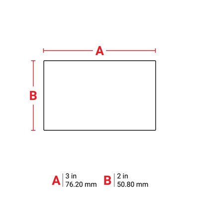 THT-19-8117-1 Thermal Transfer Printable Labels, Black, 1000 pc Brady