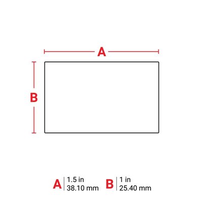 THT-235-7425-2-AC Thermal Transfer Printable Labels, White, 2000 pc Brady