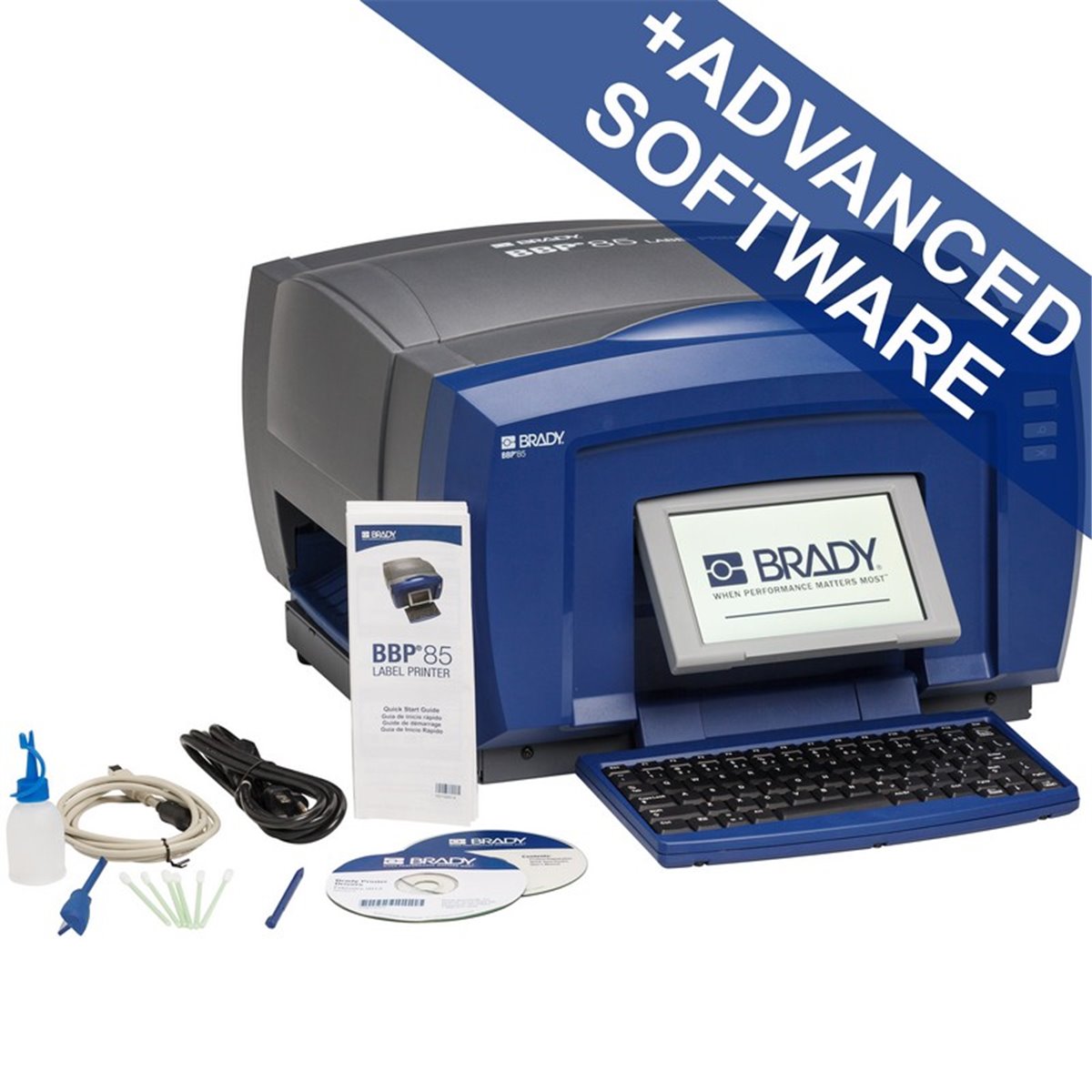 BBP85-QY-UK-SFIDS Sign & Label P+I936:I979rinter - QWERTY UK with Brady Workstation SFID Suite Brady