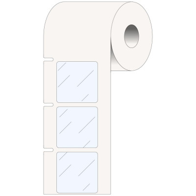 THT-305-7600-3 Thermal Transfer Printable Labels, Transparent, 3000 pc Brady