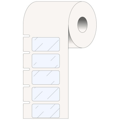 THT-310-7600-10 Thermal Transfer Printable Labels, Transparent, 5000 pc Brady