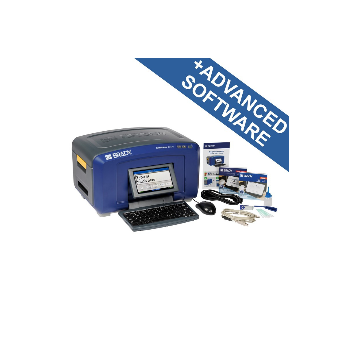 S3700-QY-UK-SFIDS S3700 Multicolour & Cut Sign and Label Printer - QWERTY UK keyboard with BWS SFIDS Brady