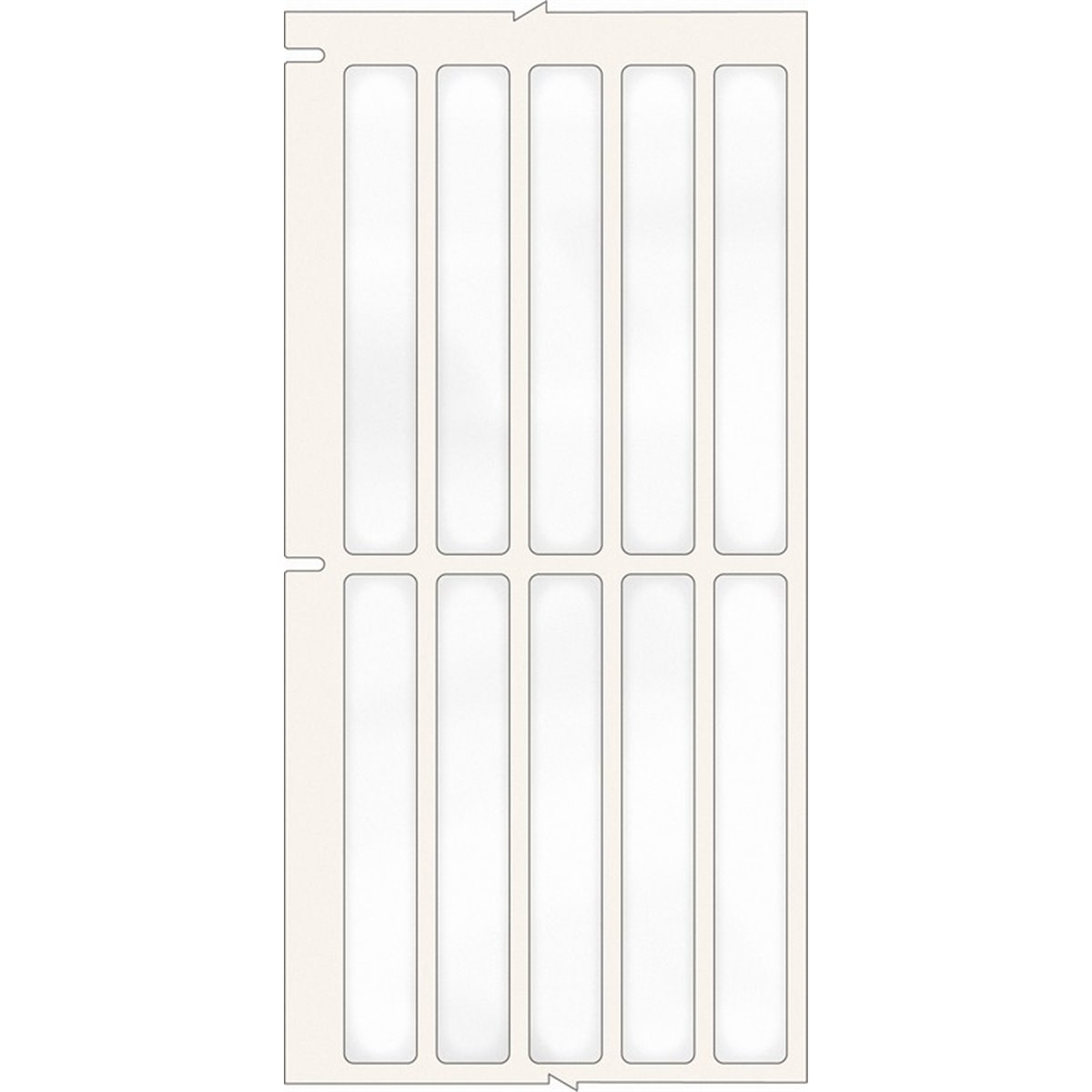 THTTL-1-430 Thermal Transfer Printable Labels, Transparent, 5000 pc Brady