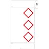 THTCLP-L-L3B-7594-0.5 Labels for CLP-GHS hazardous substances, Red on White, 500 pc Brady