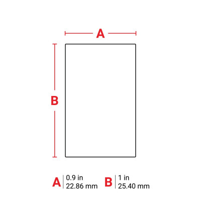 THT-180-492-3 Thermal Transfer Printable Labels, White, 3000 pc Brady