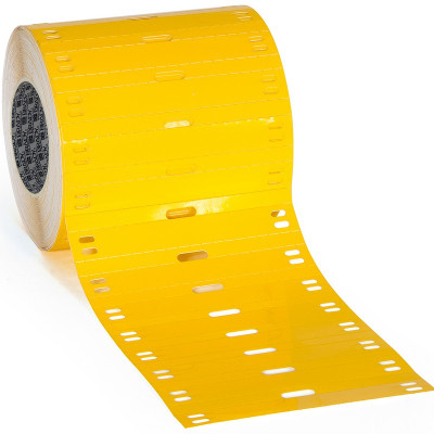 THT-7510-7598-YL Polyester Cable Tag, Yellow, 1000 pc Brady