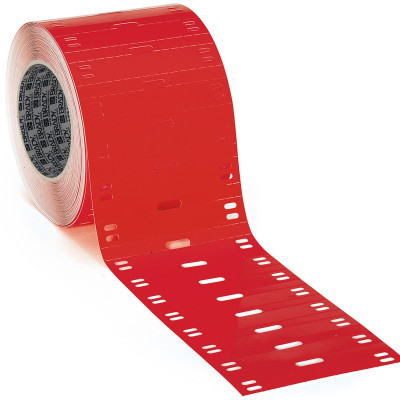 THT-6010-7598-RD Polyester Cable Tag, Red, 1000 pc Brady