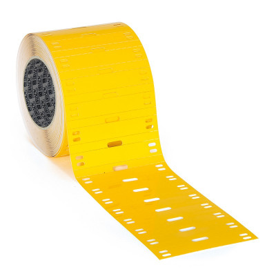 THT-6010-7598-YL Polyester Cable Tag, Yellow, 1000 pc Brady