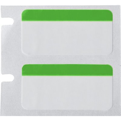 THT-303-494-3-GN Thermal Transfer Printable Labels, Green, White, 3000 pc Brady