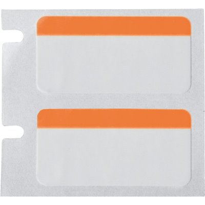 THT-310-494-10-OR Thermal Transfer Printable Labels, Orange, White, 5000 pc Brady