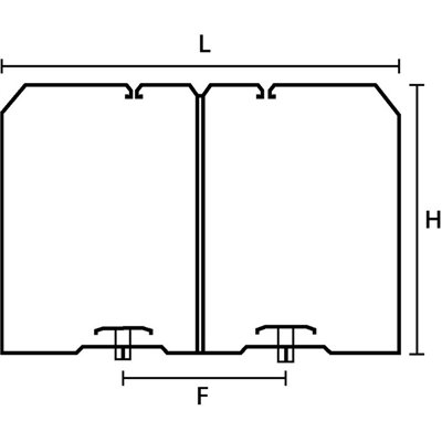 CL-60X60-PVC-BK opak. 20 szt.