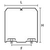 CL-60X60-PVC-BK opak. 20 szt.