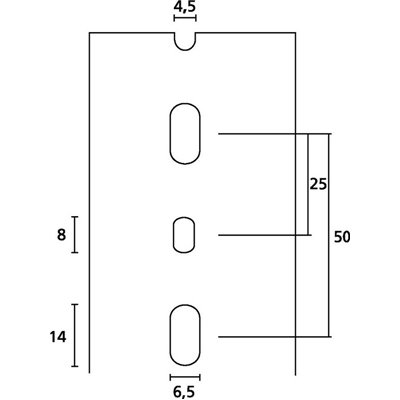 Korytko HTWD-HF-50X75 opak. 28m 14szt.x2m