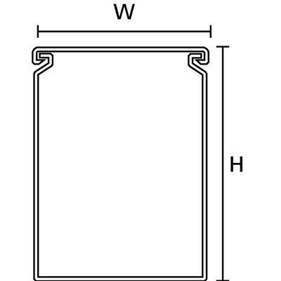 Korytko HTWD-HF-50X75 opak. 28m 14szt.x2m