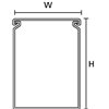 Korytko HTWD-HF-50X75 opak. 28m 14szt.x2m