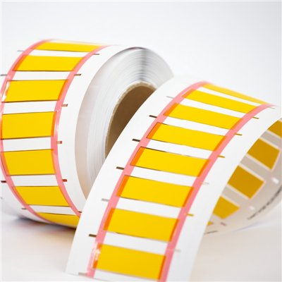 Heat-shrink markers LUL-9/3-2x25-YE, 25 mm, yellow, EverMark 1000 pcs.