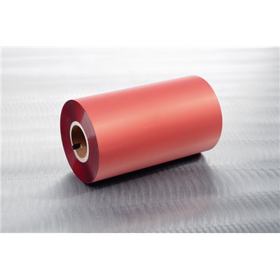 Termotransferowa taśma barwiąca TTRR 110 mm-PET-RD, 110mm x 300m, czerwona