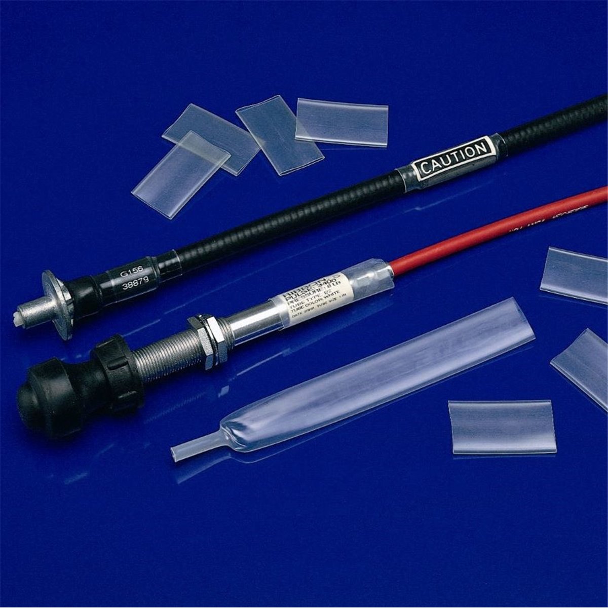 SUMITUBE A2 1/16" (1.6/0.8 mm) transparent heat shrink tubing, 300m from Sumitomo.