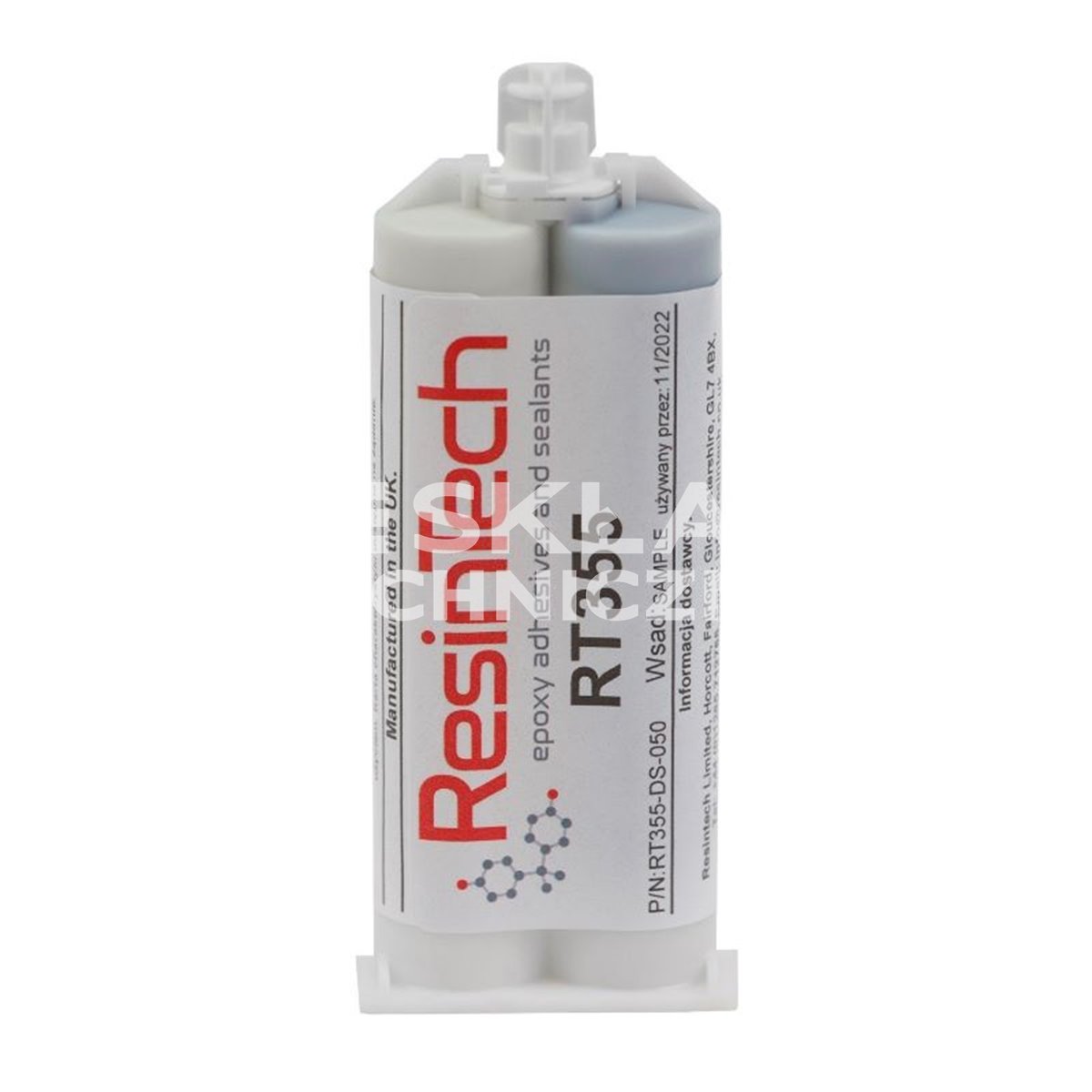 Epoxy resin RT355 Duosyringe 50 ml ResinTech