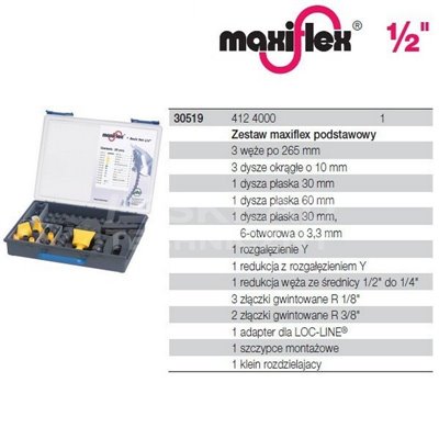 Maxiflex 1/2" Basic Set 412 4000 Wiha 30519.