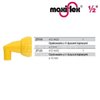 Pack of 4 Maxiflex 1/2'' 10mm angled nozzles, reference number 412 4440, by Wiha (27120).