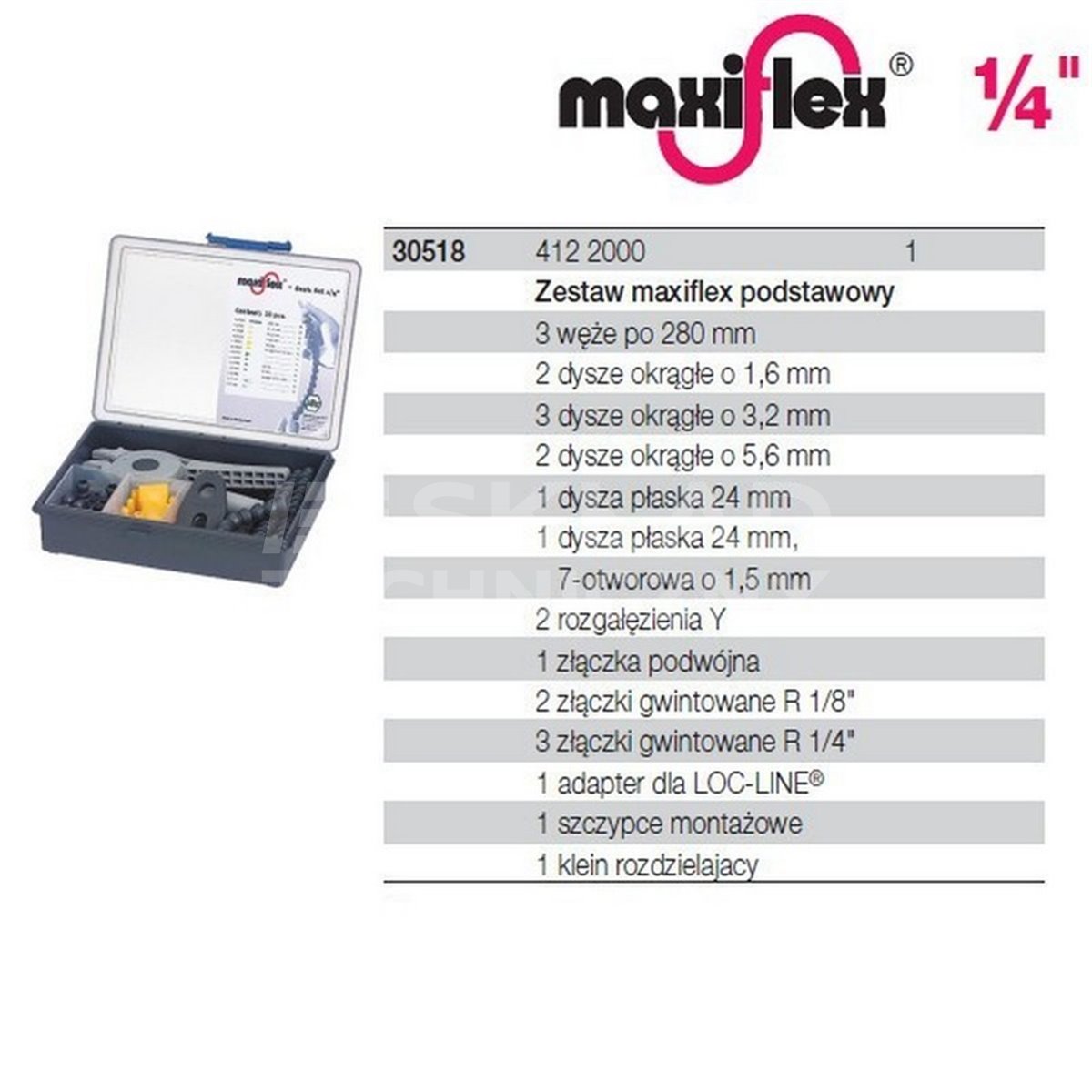 Maxiflex 1/4'' Basic Set 412 2000 Wiha 30518.