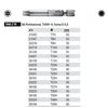 Bit Professional Torx H forma E 6,3 7045ZTR T7Hx50mm Wiha 21045