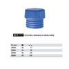 Blue tip for the Safety 831-1 hammer 60mm from Wiha 26666.