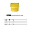 Yellow end for Safety 831-5 hammer 50mm Wiha 26429.