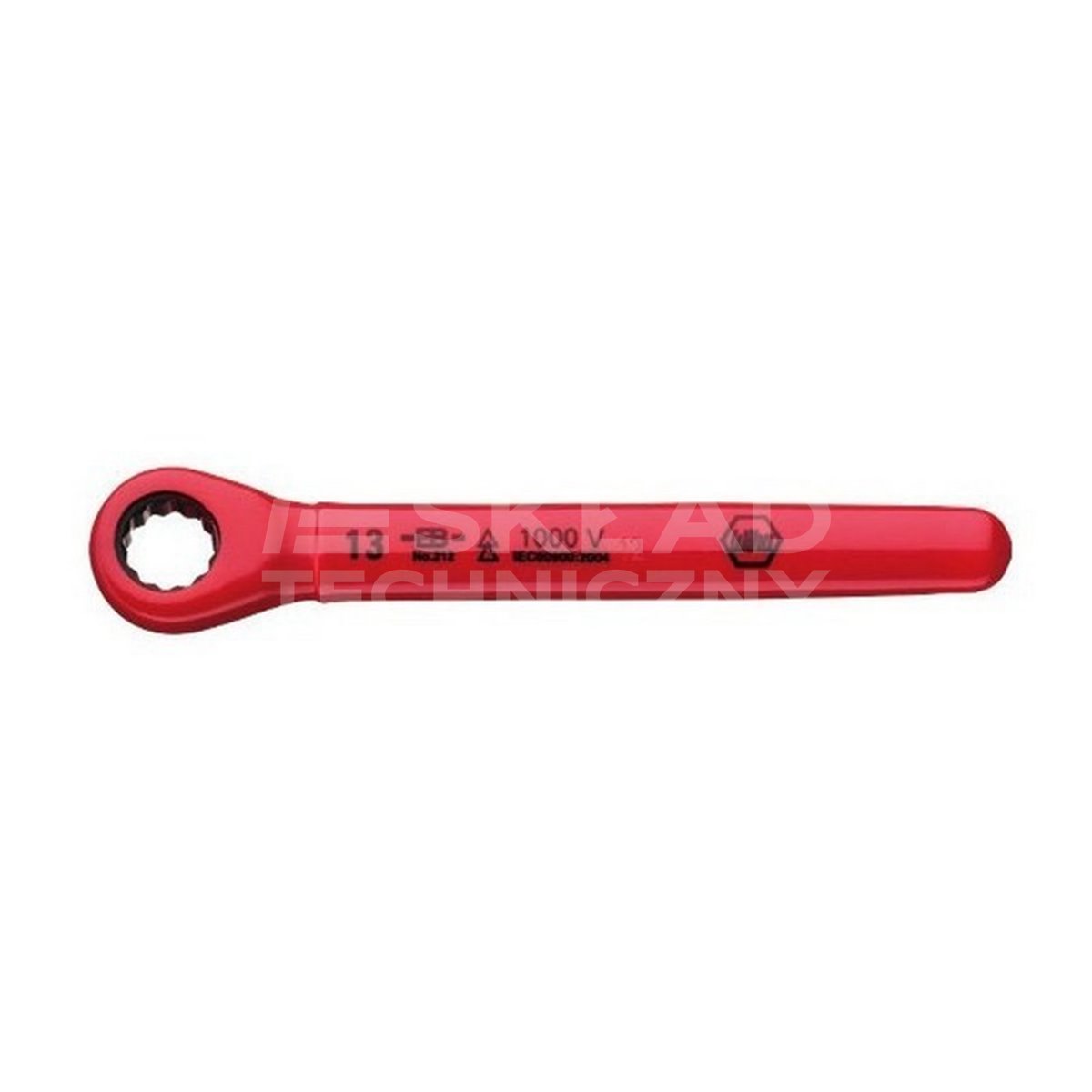 Insulated VDE Ratchet Open-End Wrench 5589N Wiha 36666.