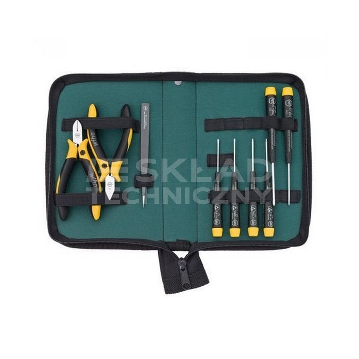 Electronic Assembling Kit - ESD 9300-016 9pcs antistatic tools set by Wiha 33505*.