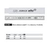 Longlife folding ruler 1m 4101000 with 10 yellow sections by Wiha 27061.
