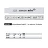 Longlife Folding Ruler 1m 4101000 10 sections white Wiha 27062