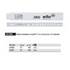 Longlife folding ruler 2m 4102000 10 sections yellow Wiha 27058