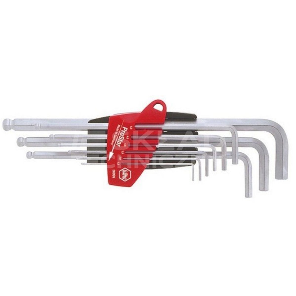 ProStar 369S9 9pc. ball end hex key set by Wiha 07185.